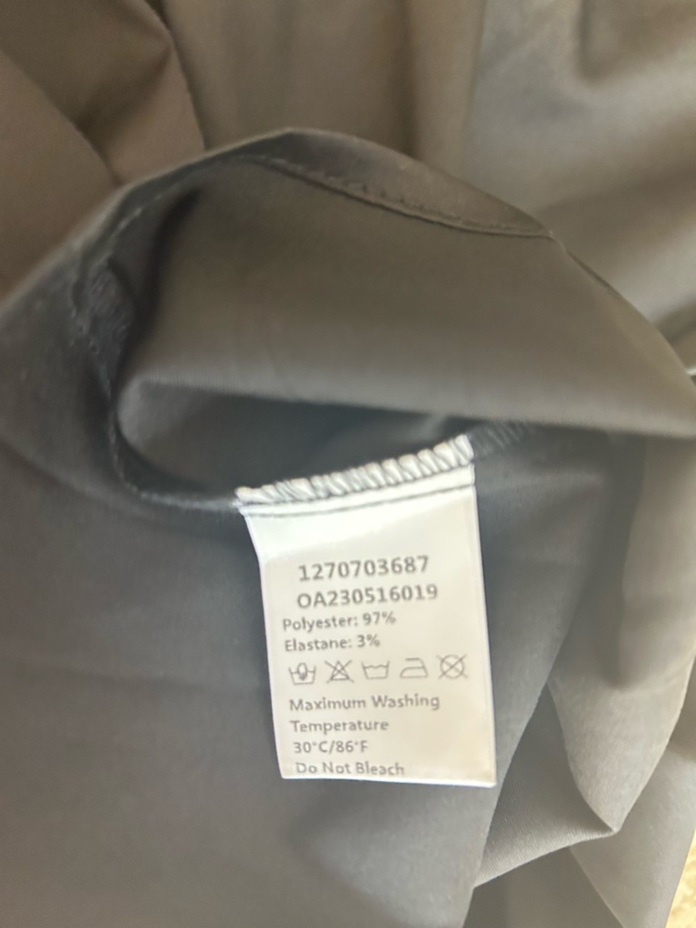 NWT Commense Black Wrap Tie Blouse - Picture 3 of 3